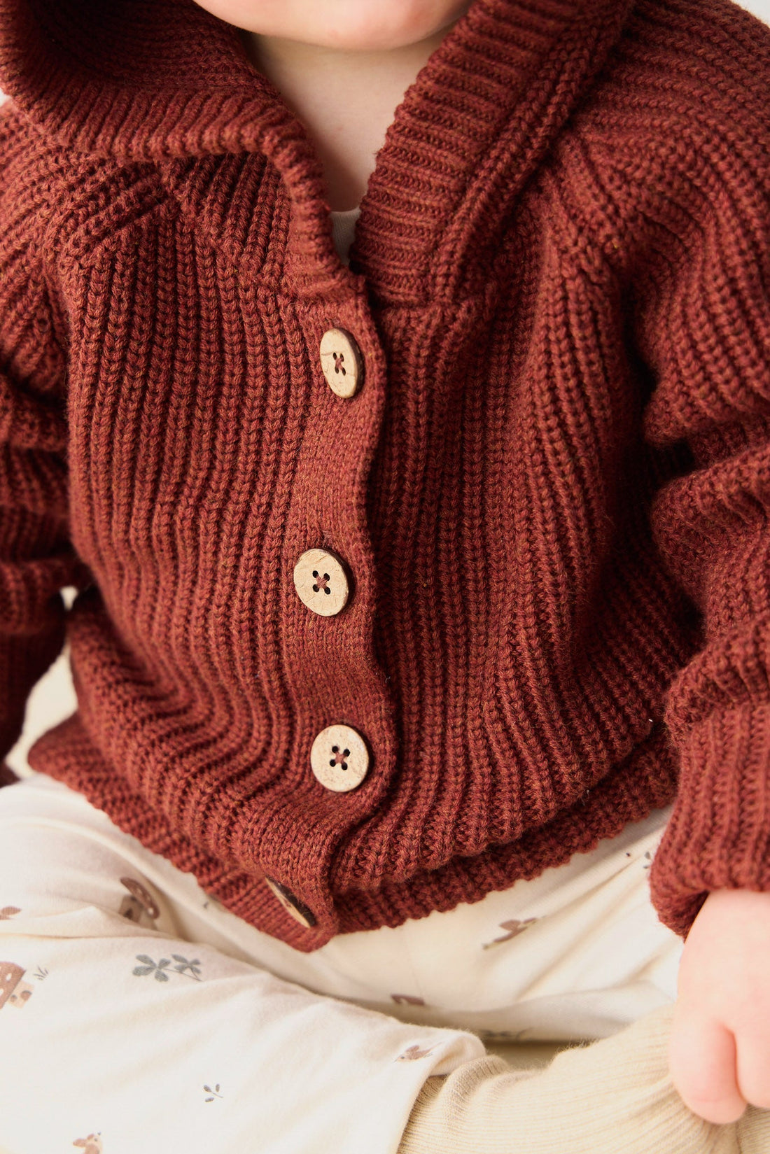 Ollie Cardigan - Fox Marle Childrens Cardigan from Jamie Kay USA