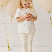 Organic Cotton Morgan Track Pant - Briella Whisper Childrens Pant from Jamie Kay USA