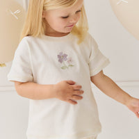 Pima Cotton Mimi Top - Plaster Briella Childrens Top from Jamie Kay USA