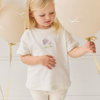 Pima Cotton Mimi Top - Plaster Briella Childrens Top from Jamie Kay USA