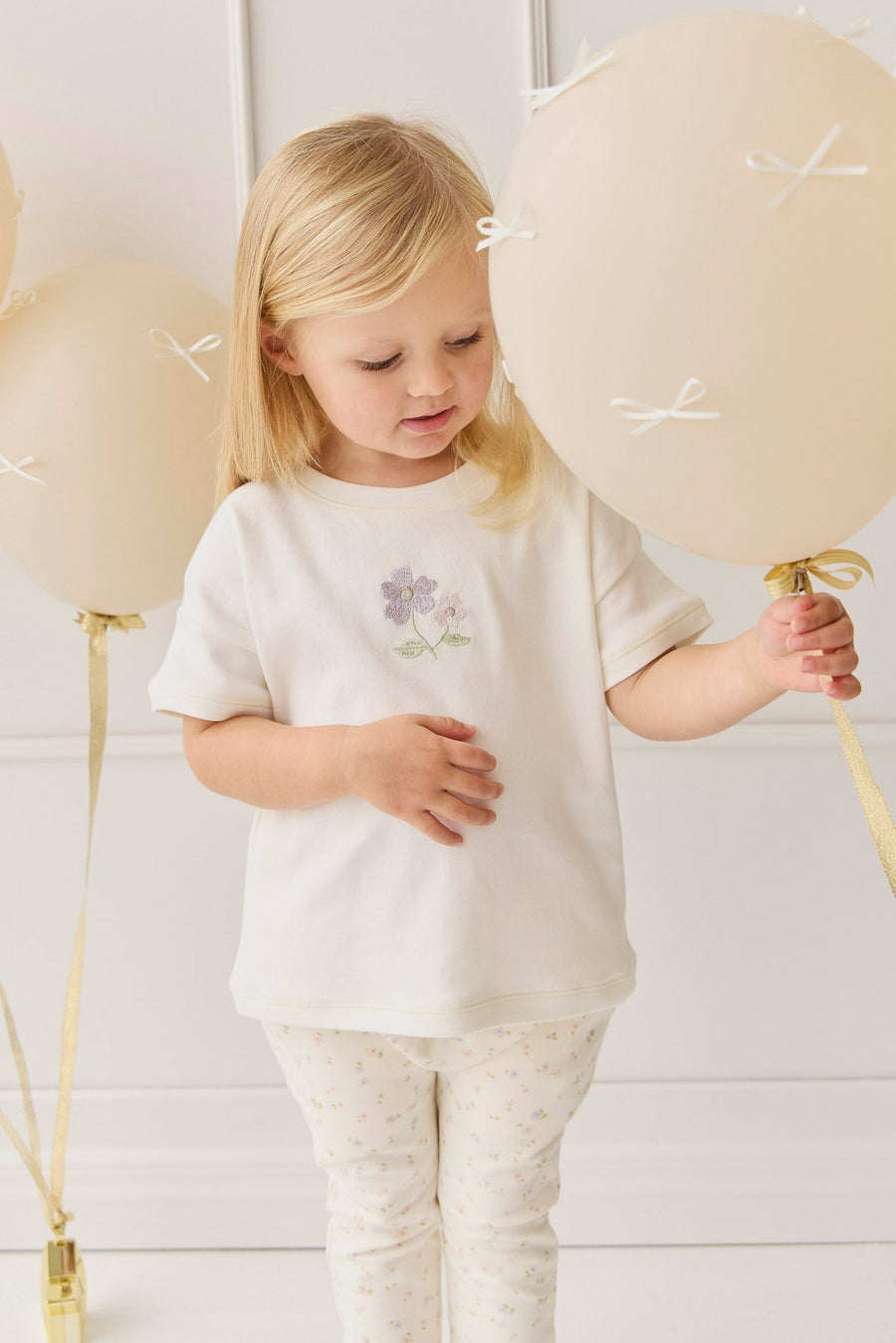 Pima Cotton Mimi Top - Plaster Briella Childrens Top from Jamie Kay USA