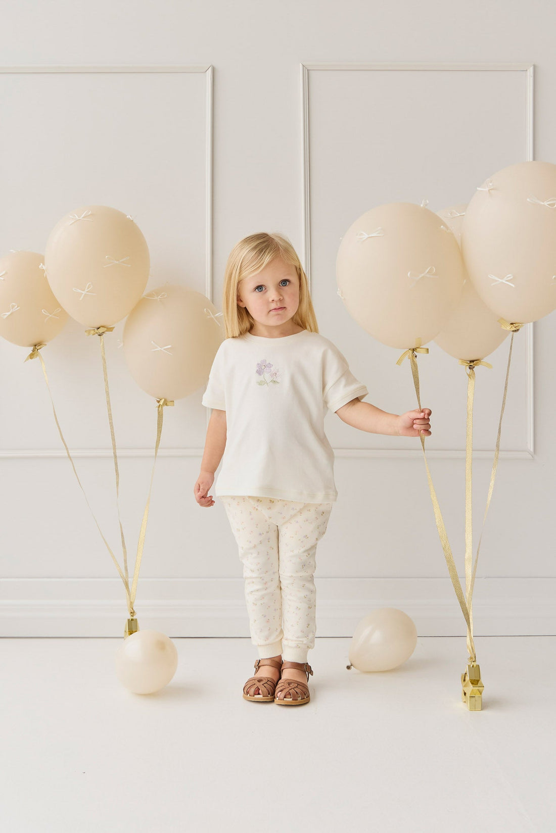 Pima Cotton Mimi Top - Plaster Briella Childrens Top from Jamie Kay USA