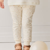 Organic Cotton Morgan Track Pant - Briella Whisper Childrens Pant from Jamie Kay USA