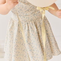 Organic Cotton Meadow Skirt - Adnola Floral Childrens Skirt from Jamie Kay USA