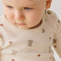 Organic Cotton Fernley Bodysuit - Le Lapin Childrens Bodysuit from Jamie Kay USA