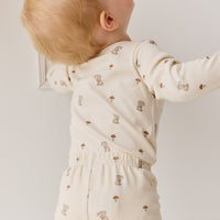 Organic Cotton Fernley Bodysuit - Le Lapin Childrens Bodysuit from Jamie Kay USA