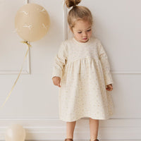 Organic Cotton Charlotte Dress - Briella Whisper Childrens Dress from Jamie Kay USA