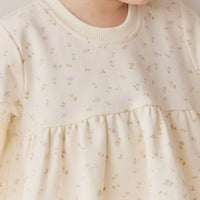 Organic Cotton Charlotte Dress - Briella Whisper Childrens Dress from Jamie Kay USA