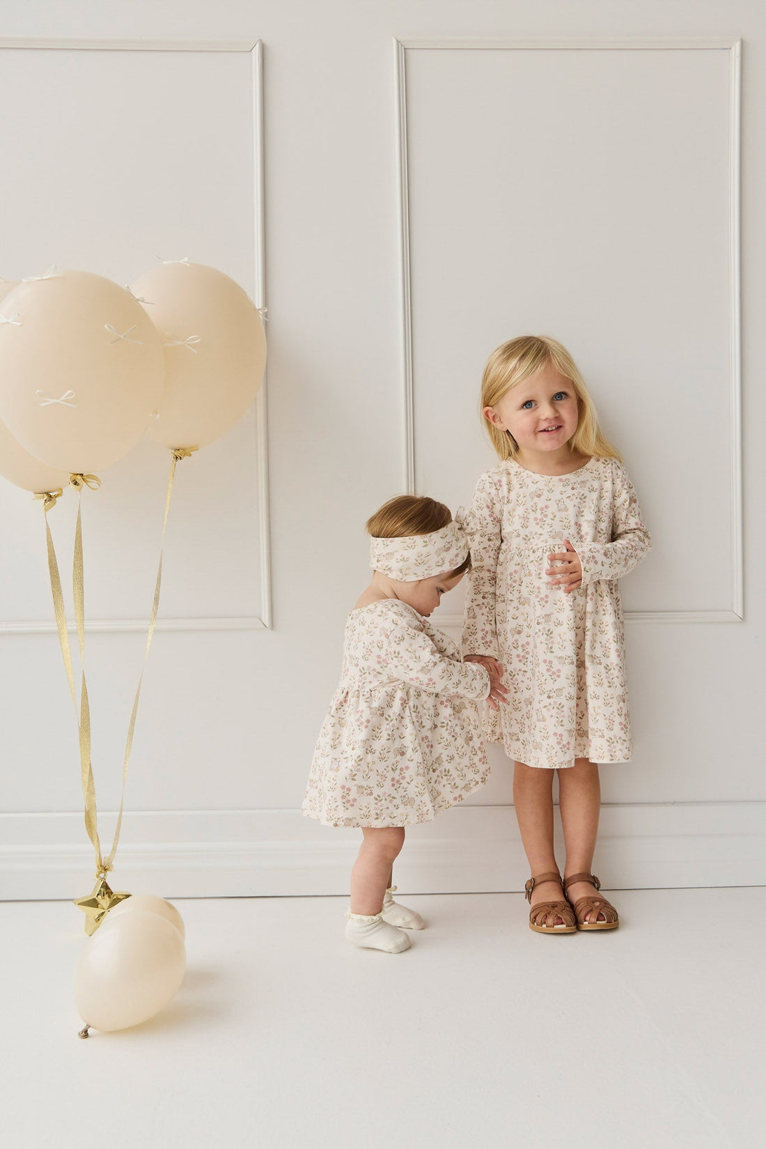 Organic Cotton Pixie Dress - Moons Woolen Ball Childrens Dress from Jamie Kay USA