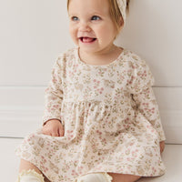 Organic Cotton Sage Top - Moons Woolen Ball Childrens Top from Jamie Kay USA