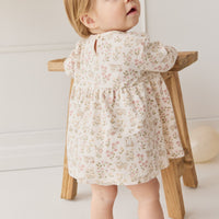 Organic Cotton Sage Top - Moons Woolen Ball Childrens Top from Jamie Kay USA