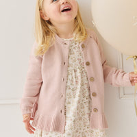 Organic Cotton Pixie Dress - Moons Woolen Ball Childrens Dress from Jamie Kay USA