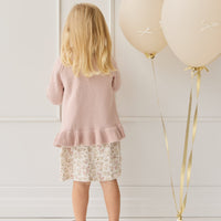 Ava Cardigan - Shell Pink Childrens Cardigan from Jamie Kay USA