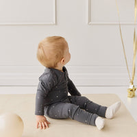 Organic Cotton Modal Legging - Milky Way Icelandic Childrens Legging from Jamie Kay USA