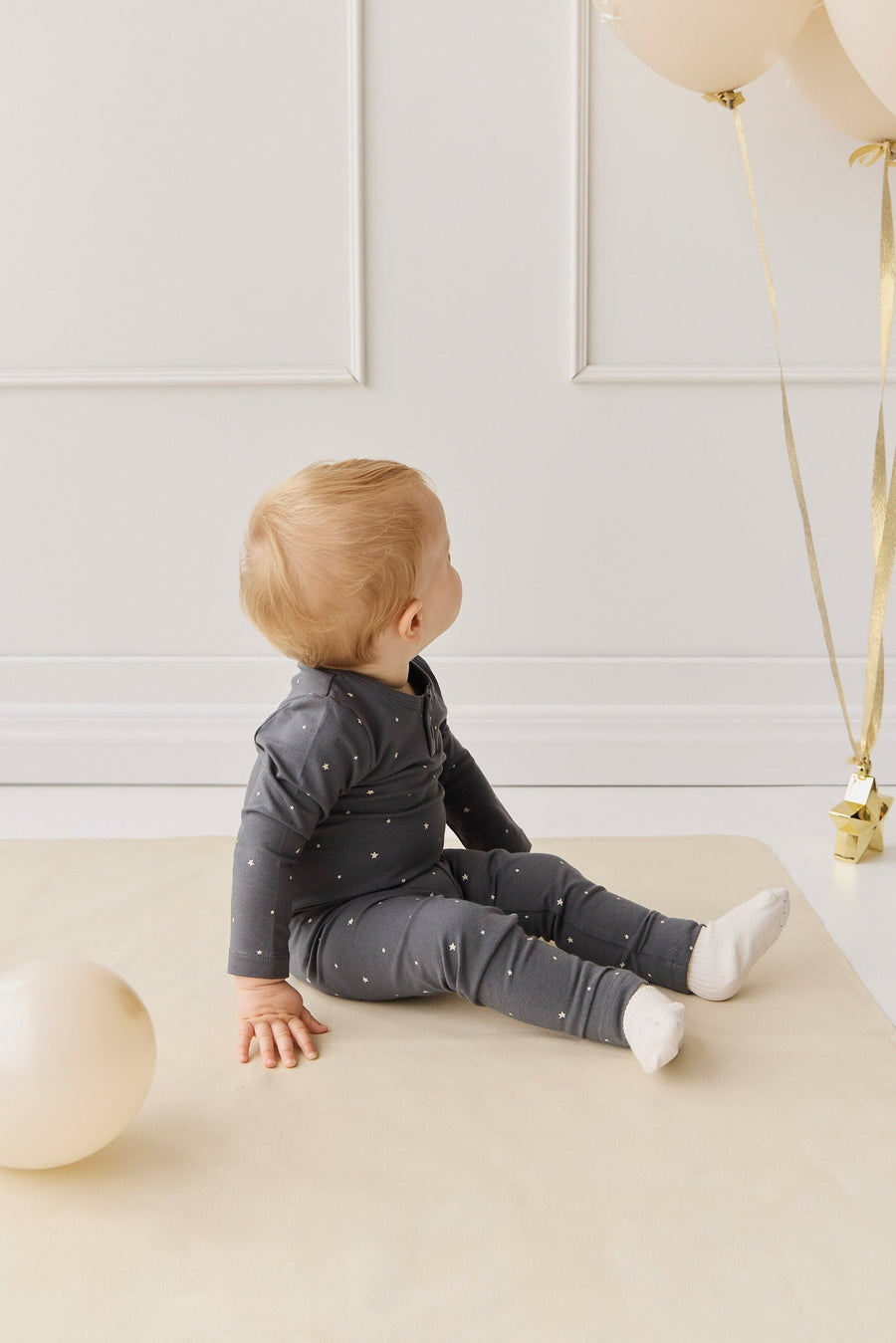 Organic Cotton Modal Legging - Milky Way Icelandic Childrens Legging from Jamie Kay USA