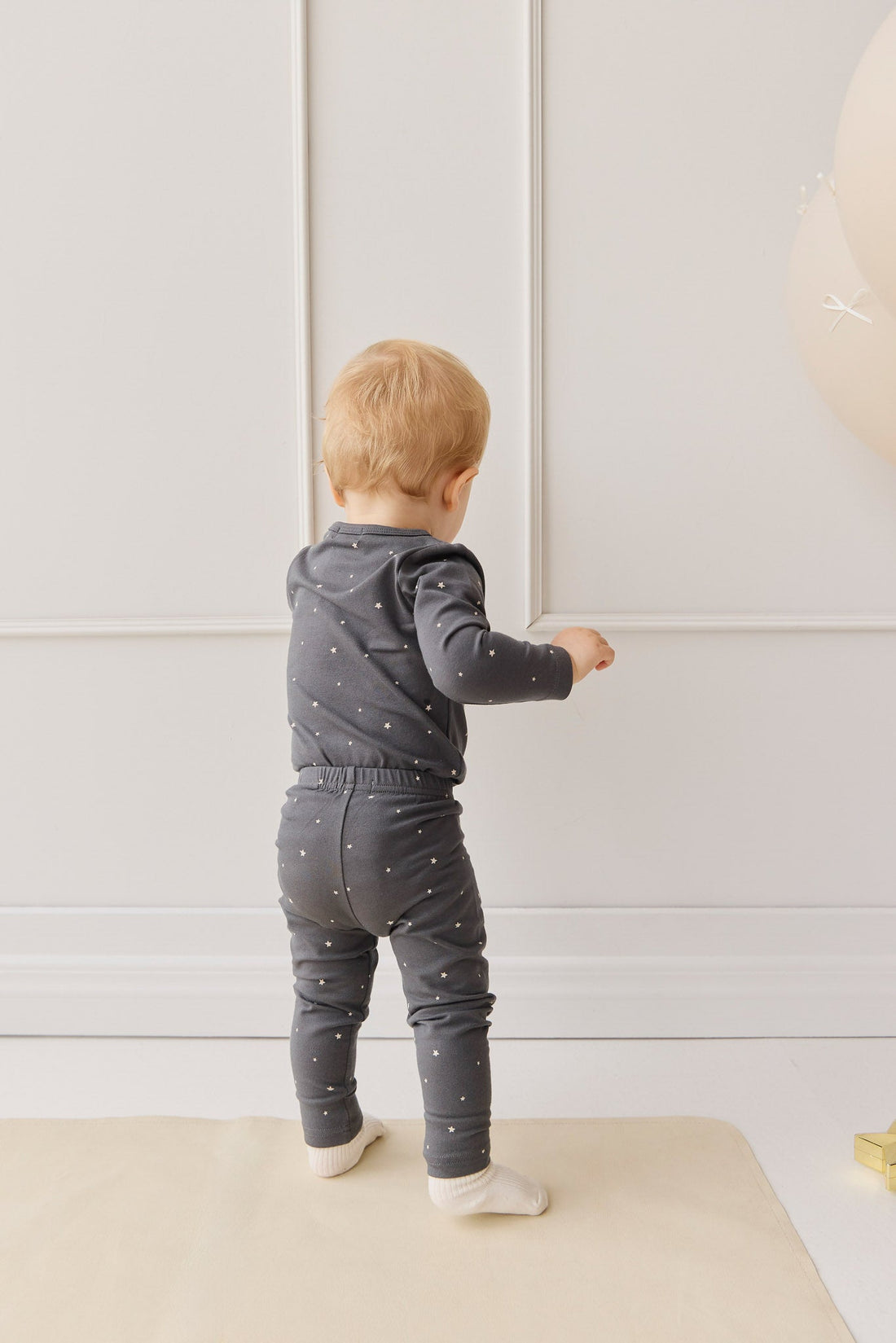 Organic Cotton Modal Legging - Milky Way Icelandic Childrens Legging from Jamie Kay USA