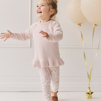 Ava Jumper - Soft Misty Rose Childrens Jumper from Jamie Kay USA