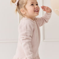 Ava Jumper - Soft Misty Rose Childrens Jumper from Jamie Kay USA