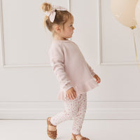 Ava Jumper - Soft Misty Rose Childrens Jumper from Jamie Kay USA