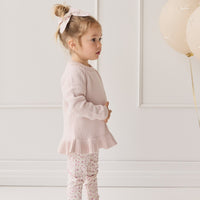 Ava Jumper - Soft Misty Rose Childrens Jumper from Jamie Kay USA