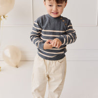 Tristan Jumper - Nautical Blue Childrens Jumper from Jamie Kay USA