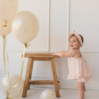 Organic Cotton Muslin Zoe Set - Ballet Pink Childrens Set from Jamie Kay USA