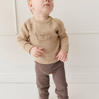 Ethan Jumper - Toffee Marle Childrens Jumper from Jamie Kay USA