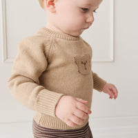 Ethan Jumper - Toffee Marle Childrens Jumper from Jamie Kay USA