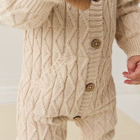 Benjamin Onepiece - Oatmeal Marle Childrens Onepiece from Jamie Kay USA