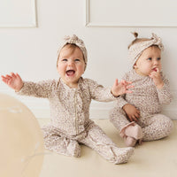 Organic Cotton Modal Frankie Onepiece - Amber Eggnog Childrens Onepiece from Jamie Kay USA