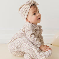 Organic Cotton Modal Frankie Onepiece - Amber Eggnog Childrens Onepiece from Jamie Kay USA