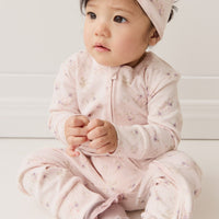 Organic Cotton Frankie Onepiece - Sweet Pea Floral Childrens Onepiece from Jamie Kay USA