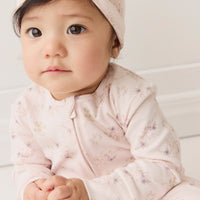 Organic Cotton Frankie Onepiece - Sweet Pea Floral Childrens Onepiece from Jamie Kay USA