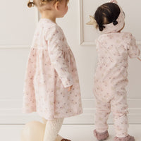 Organic Cotton Frankie Onepiece - Sweet Pea Floral Childrens Onepiece from Jamie Kay USA