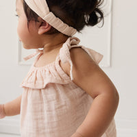 Organic Cotton Muslin Arielle Top - Ballet Pink Childrens Top from Jamie Kay USA