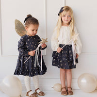 Organic Cotton Heidi Skirt - Bouquet De Fleur Childrens Skirt from Jamie Kay USA