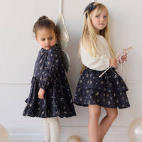 Organic Cotton Heidi Skirt - Bouquet De Fleur Childrens Skirt from Jamie Kay USA