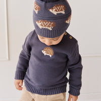 Timothy Jumper - Ink Childrens Jumper from Jamie Kay USA