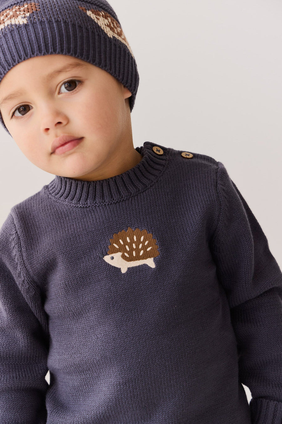 Timothy Jumper - Ink Childrens Jumper from Jamie Kay USA