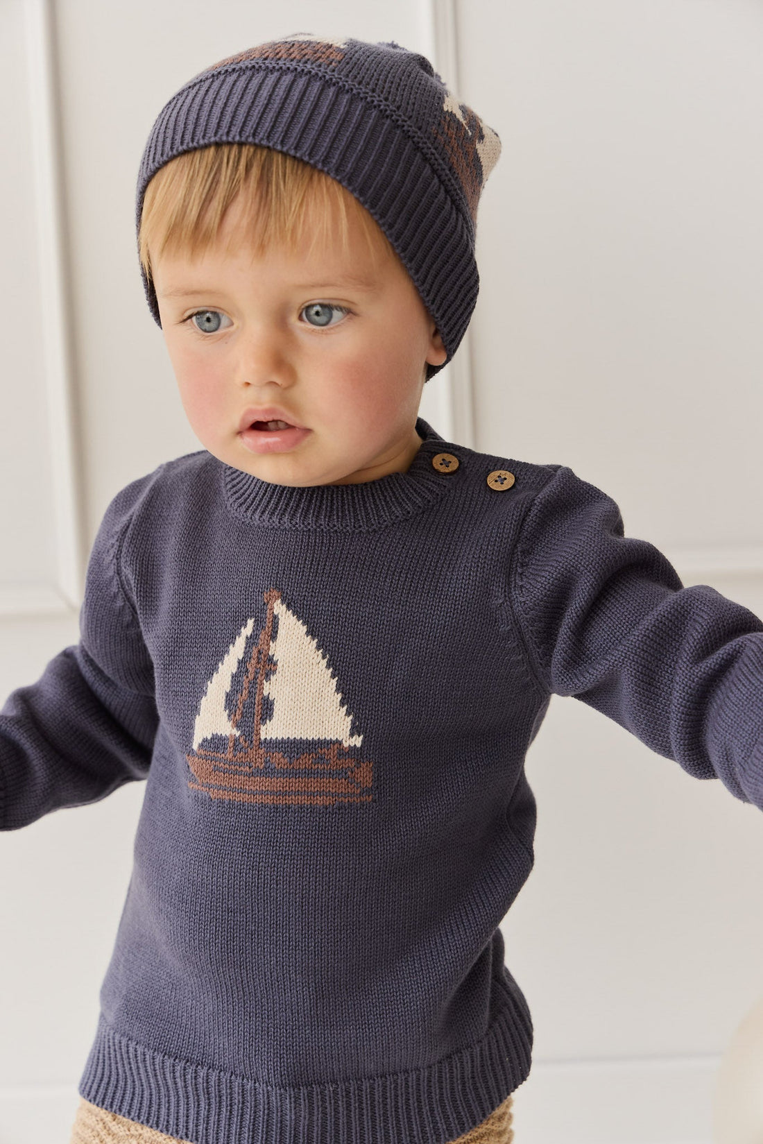 Hugo Jumper - Ink Childrens Jumper from Jamie Kay USA