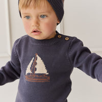 Hugo Jumper - Ink Childrens Jumper from Jamie Kay USA