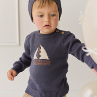 Hugo Jumper - Ink Childrens Jumper from Jamie Kay USA