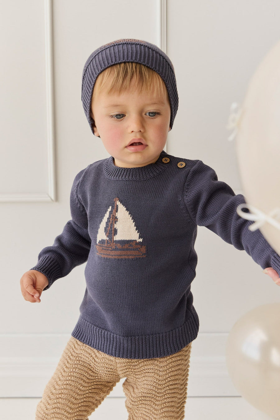 Hugo Jumper - Ink Childrens Jumper from Jamie Kay USA