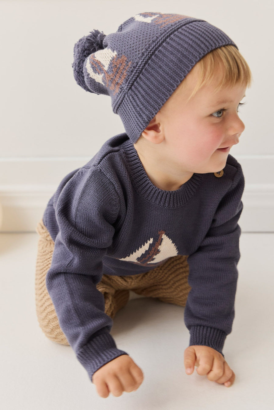 Hugo Jumper - Ink Childrens Jumper from Jamie Kay USA