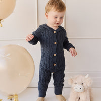 Benjamin Onepiece - Nautical Blue Childrens Onepiece from Jamie Kay USA