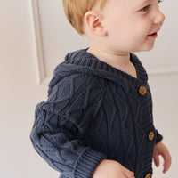 Benjamin Onepiece - Nautical Blue Childrens Onepiece from Jamie Kay USA