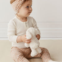 Organic Cotton Everyday Legging - Chloe Pink Tint Childrens Legging from Jamie Kay USA