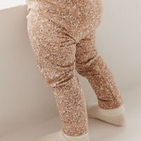 Organic Cotton Everyday Legging - Chloe Pink Tint Childrens Legging from Jamie Kay USA