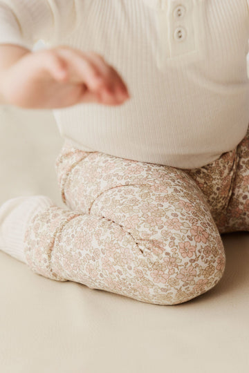 Organic Cotton Everyday Legging - Chloe Egret Childrens Legging from Jamie Kay USA