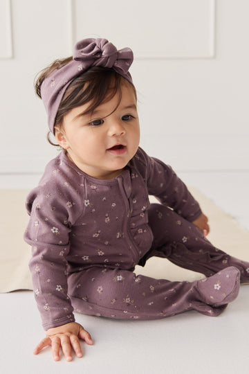 Organic Cotton Melanie Onepiece - Goldie Huckleberry Large Childrens Onepiece from Jamie Kay USA